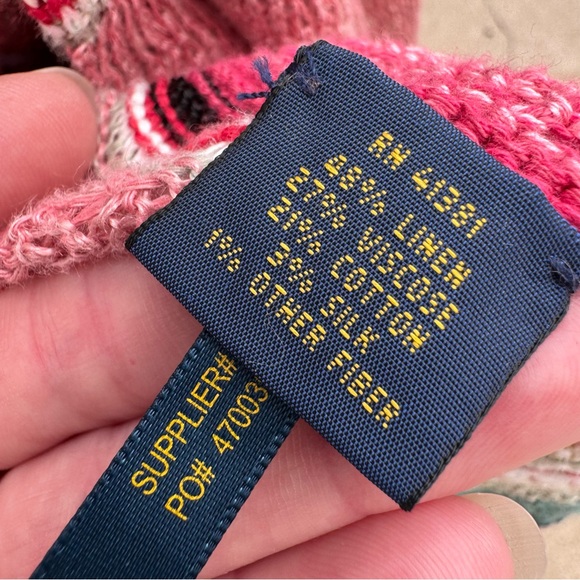 Ralph Lauren serape blanket sweater - Picture 2 of 11